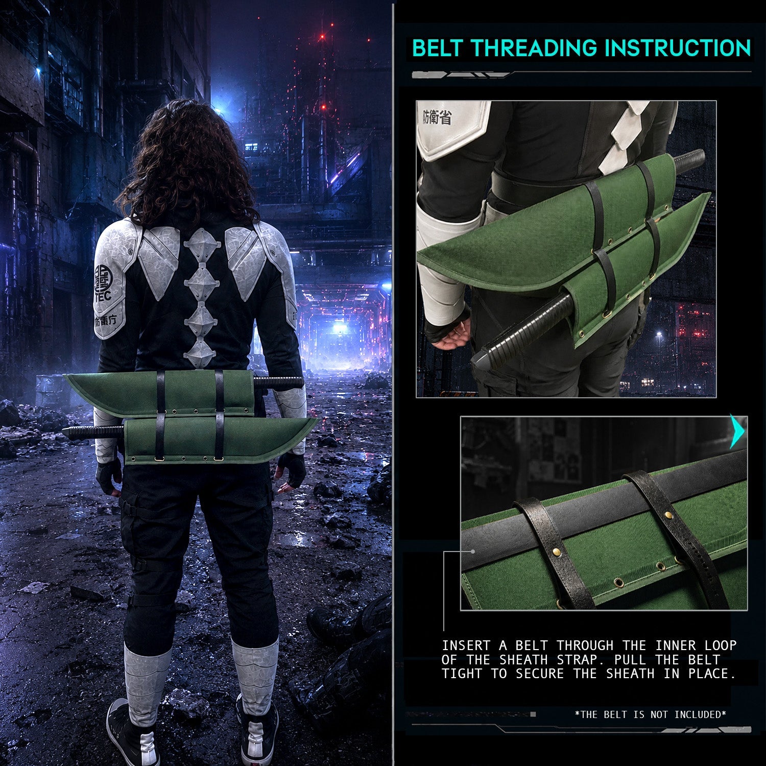 Officially Licensed Kaiju No. 8 Foam Hoshina's Swords cosplay collectible prop product photo
