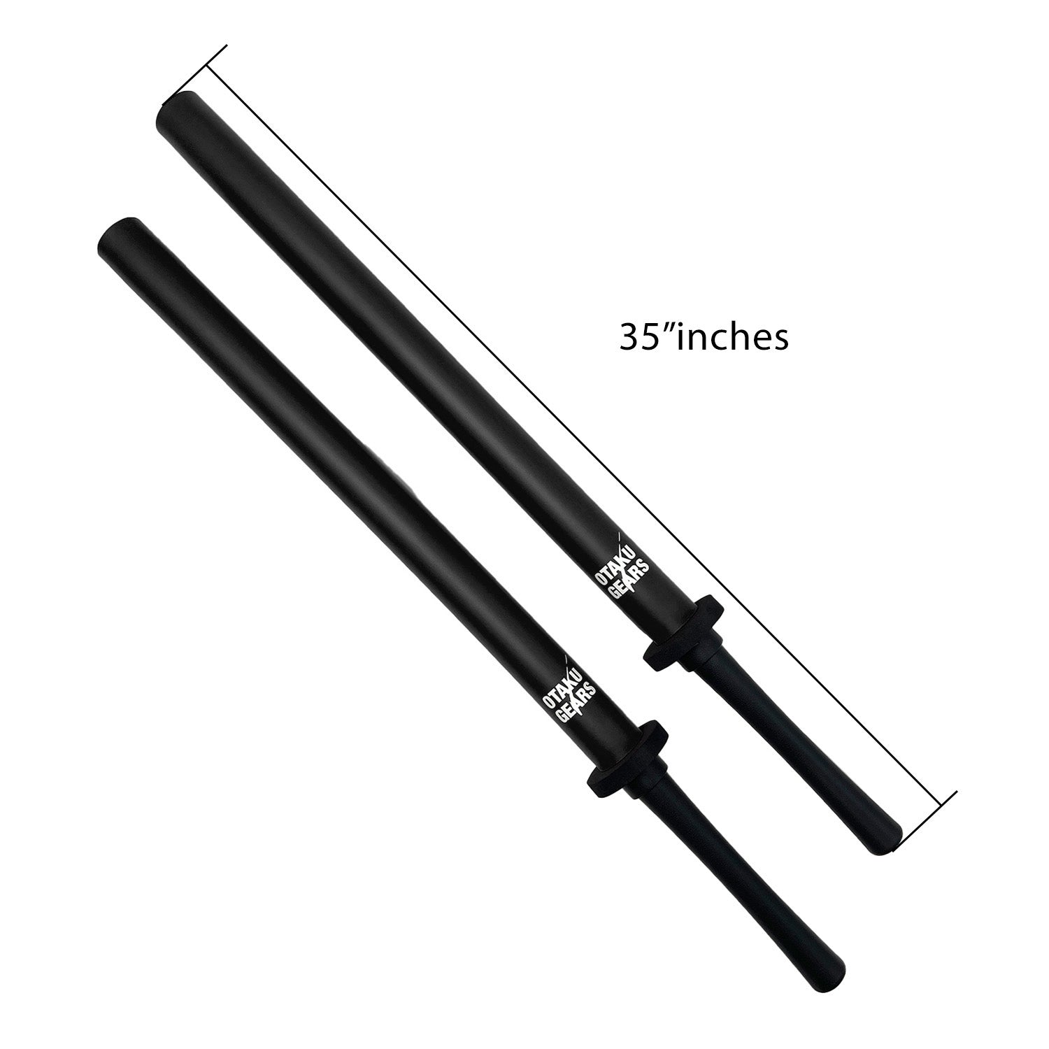 35" Black Foam Bokken Samurai Sword