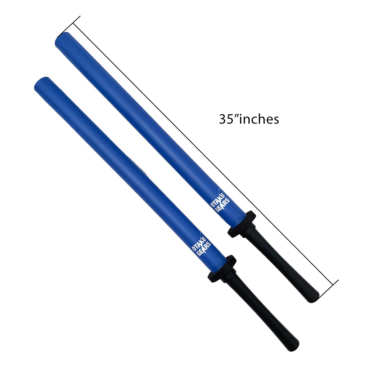 Otaku Gear 35" Blue Foam Bokken Samurai Sword