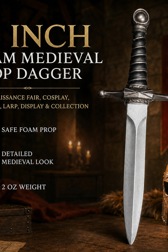 15" Medieval foam dagger
