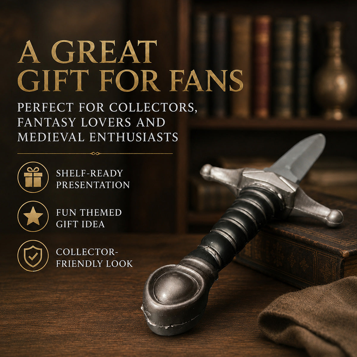 15" Medieval foam dagger