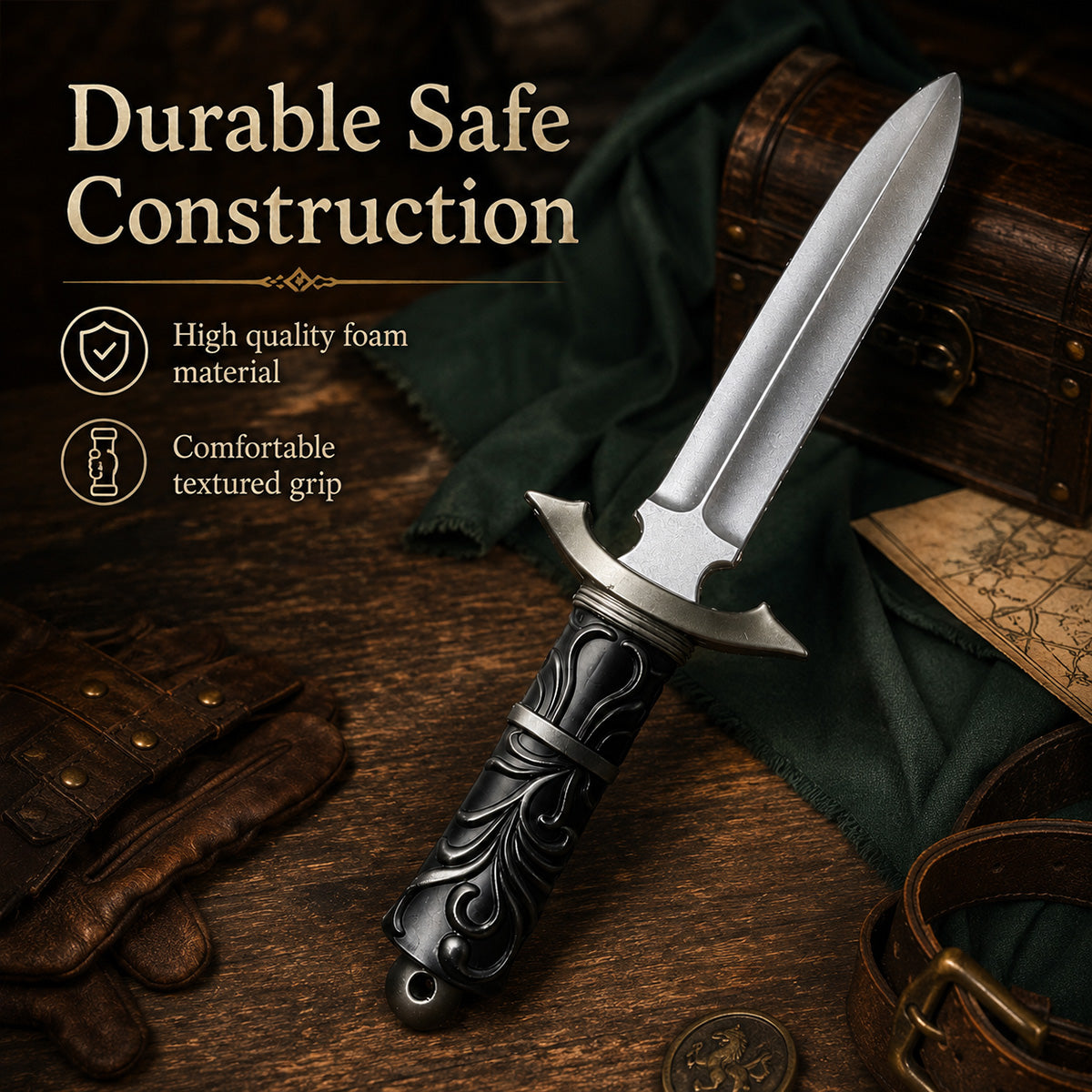 12" Medieval foam dagger