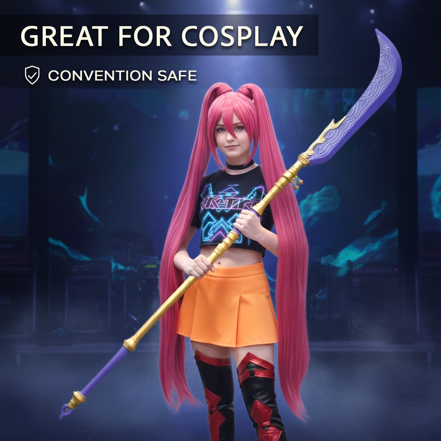 Order Kpop Anime Cosplay - 60" Kpop Foam Demon Killer Spear 