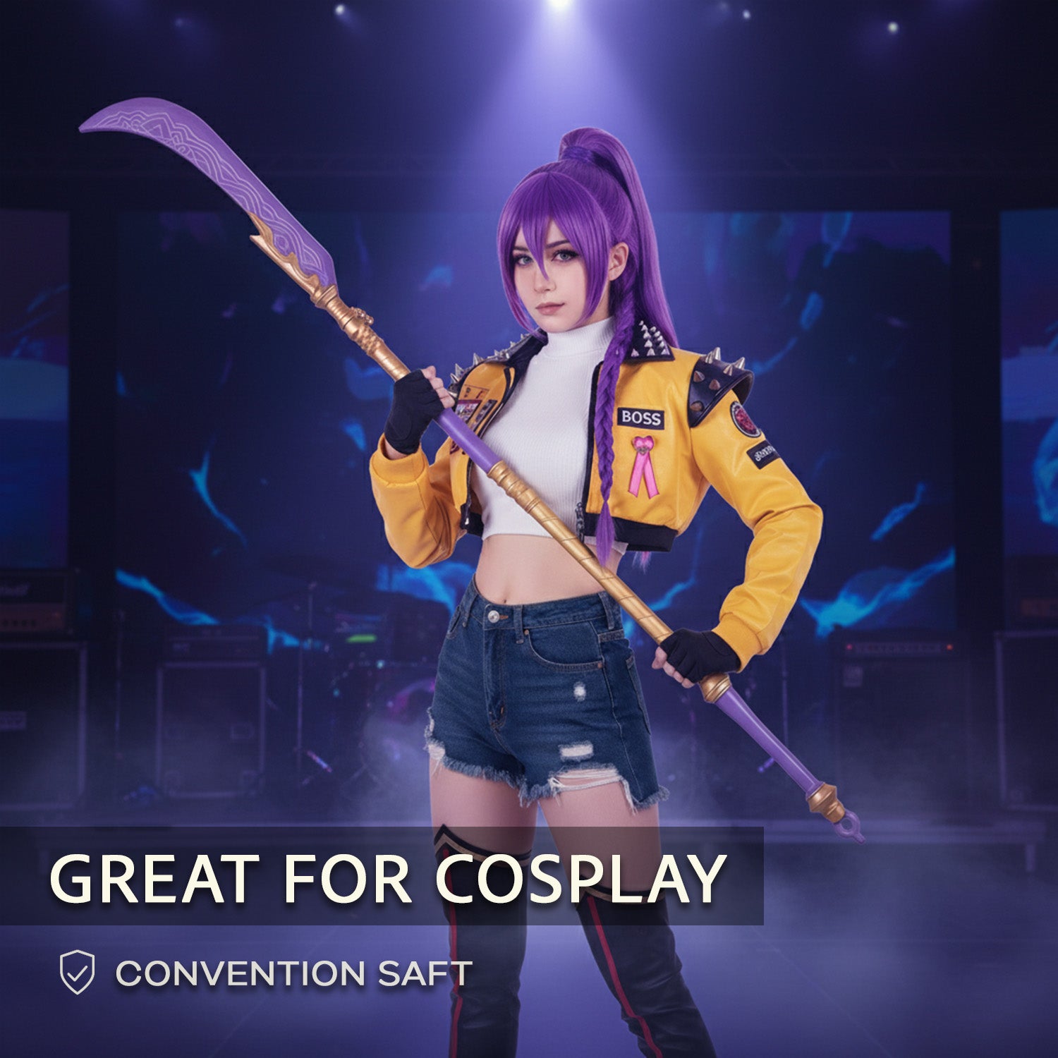 Order Kpop Anime Cosplay - 60" Kpop Foam Demon Killer Spear 