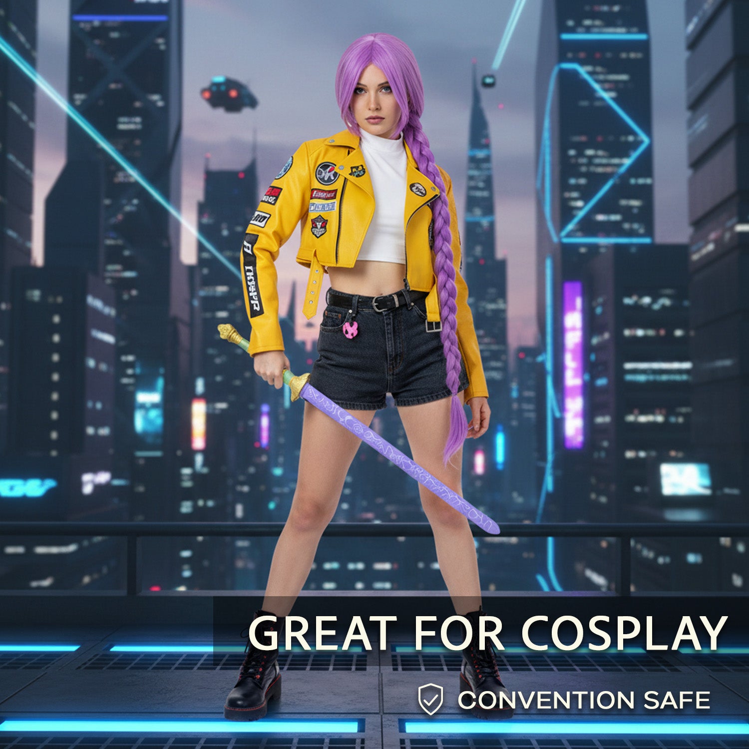 Kpop Anime Cosplay Props - 26" Kpop Foam Demon Killer Sword