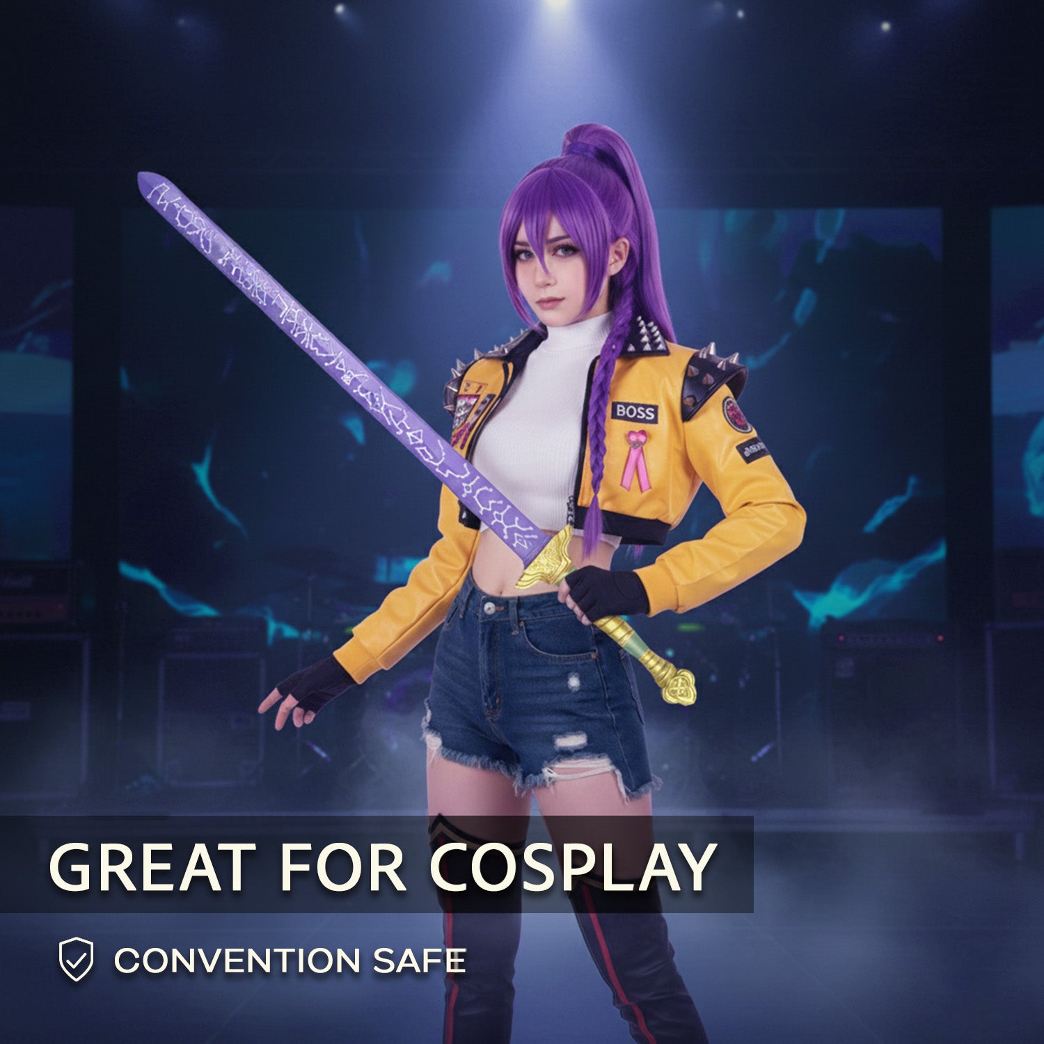 36" Kpop Foam Demon Killer Sword