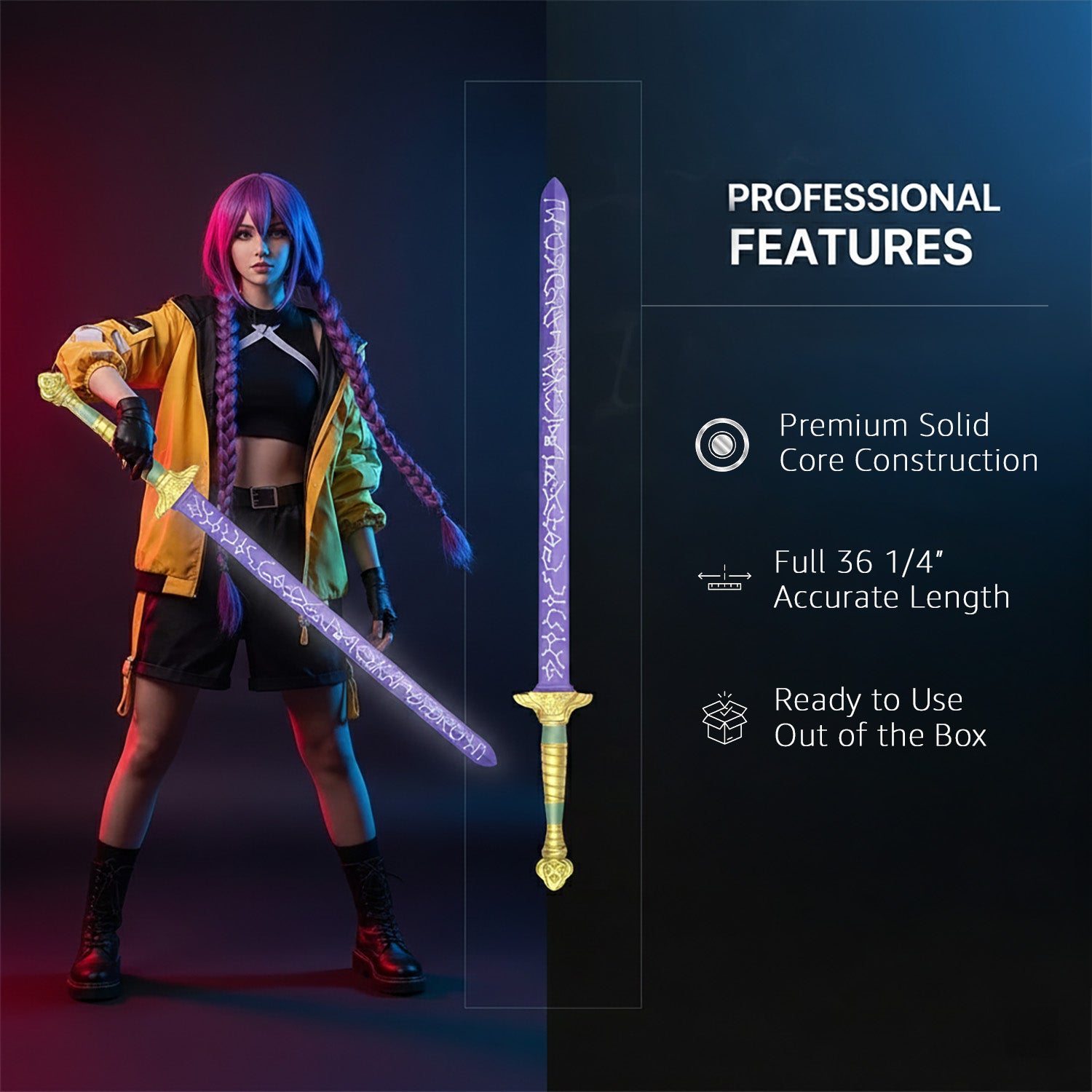 36" Kpop Foam Hunter Sword
