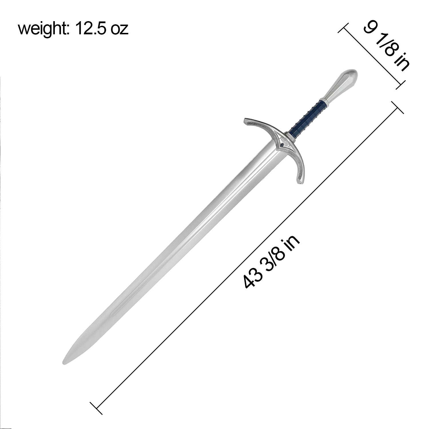 43" Foam Medieval Sword