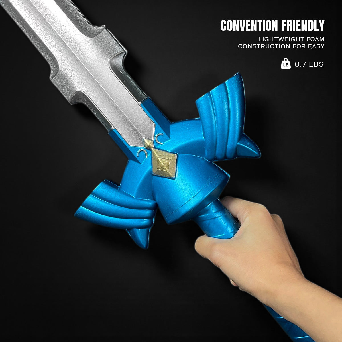 Guild Arms Legend Hero Videogame Blue Foam Fantasy Sword