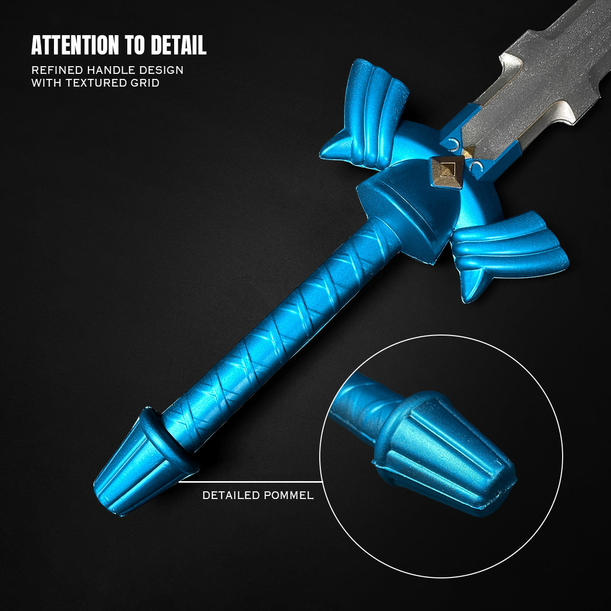 Guild Arms Legend Hero Videogame Blue Foam Fantasy Sword