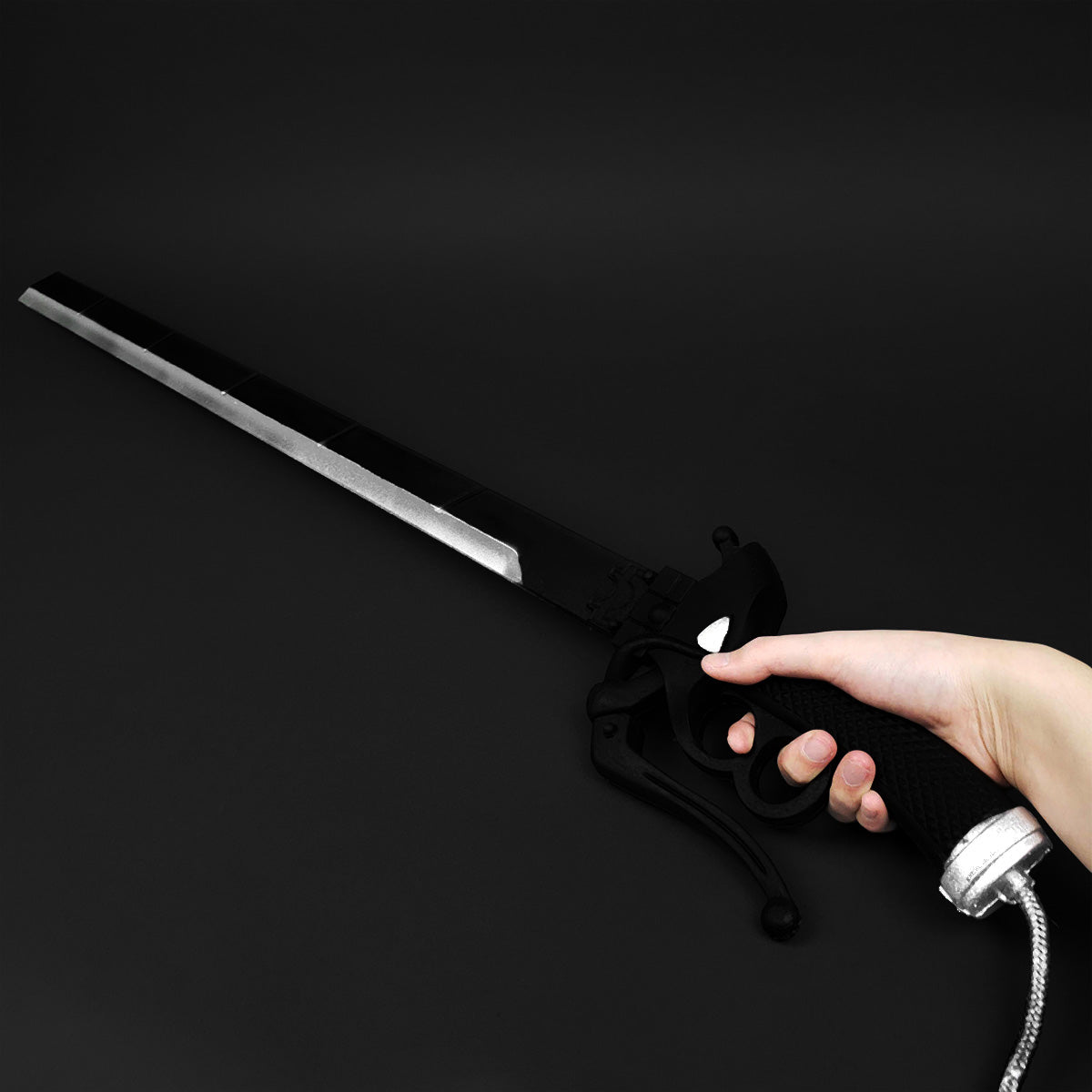 38"  Fantasy Black Foam Sword