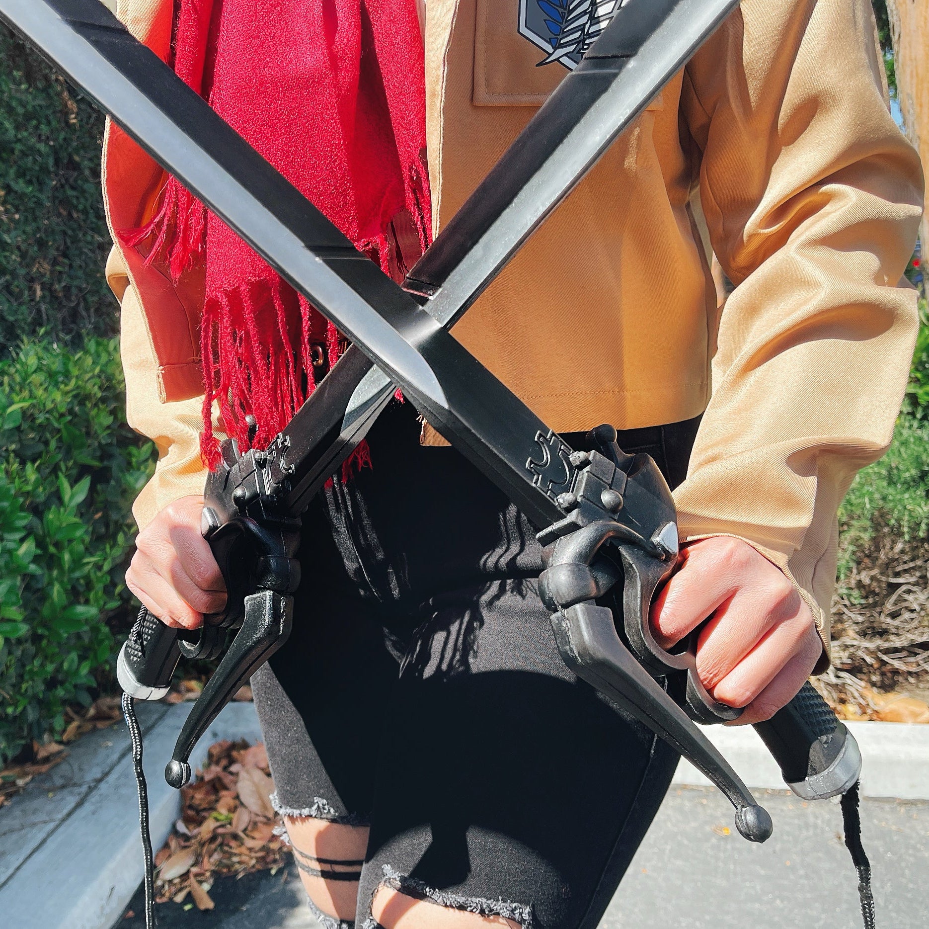 38"  Fantasy Black Foam Sword
