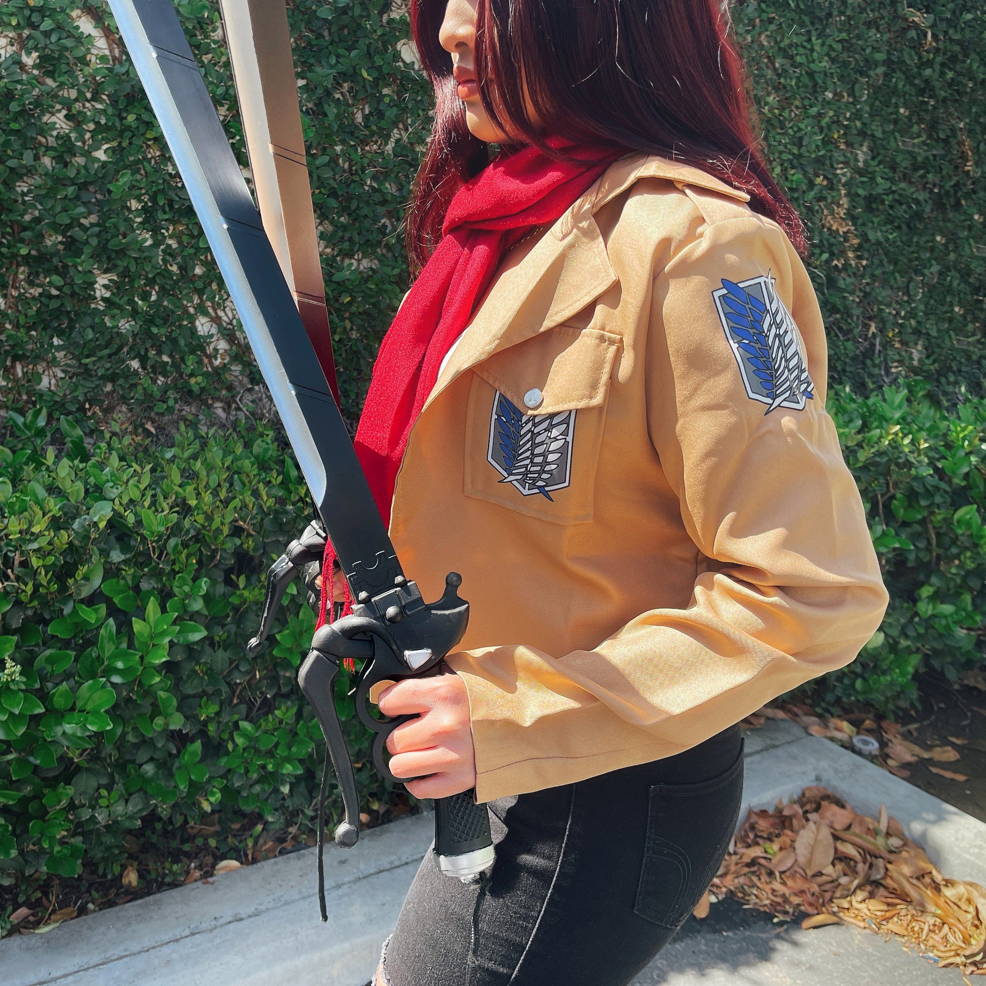 38"  Fantasy Black Foam Sword