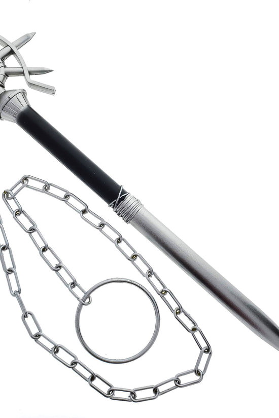 Spiked chain weapon with ring