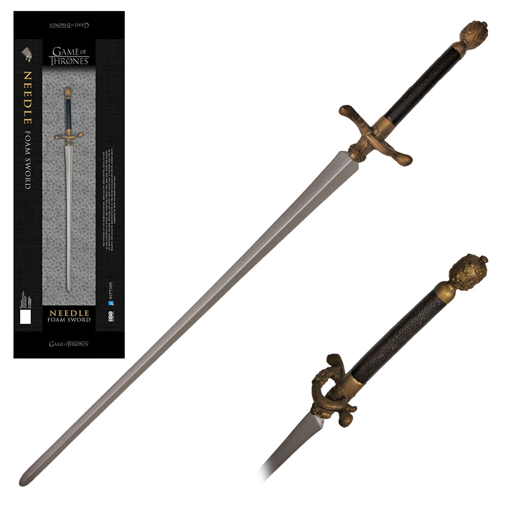 Officially Licensed GOT Ayra Stark Needle Foam Sword, GAME OF THRONES