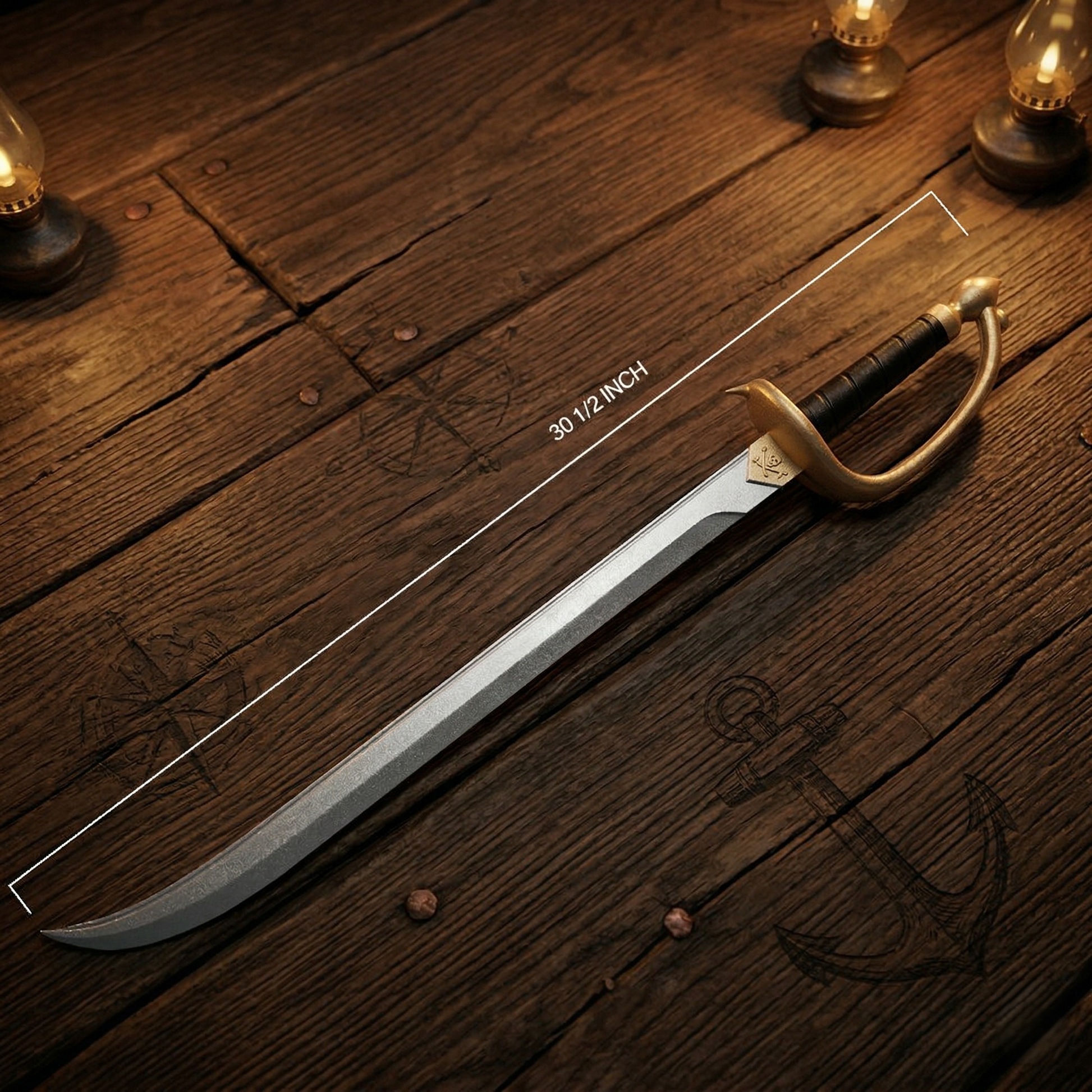 30 1/2" Foam Cutlass Pirate Sword