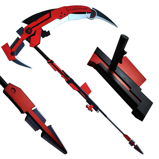 70" Overall Foam Rose Scythe