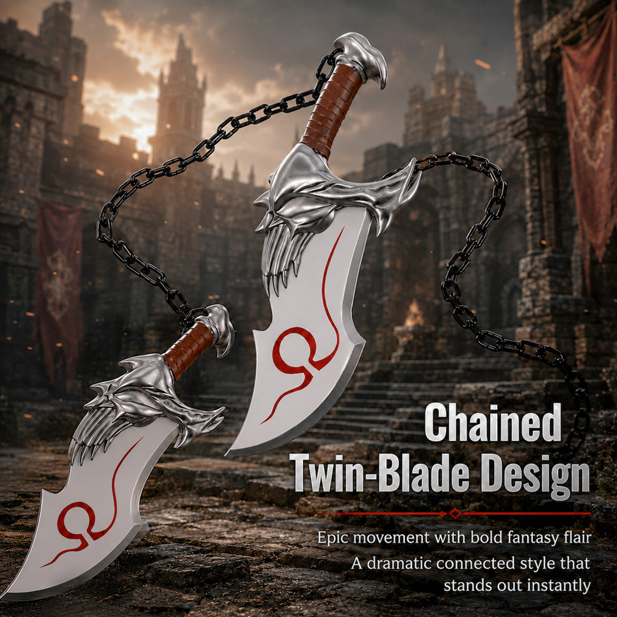 Guild Arms Mythical War Foam Cosplay Daggers from Video Game
