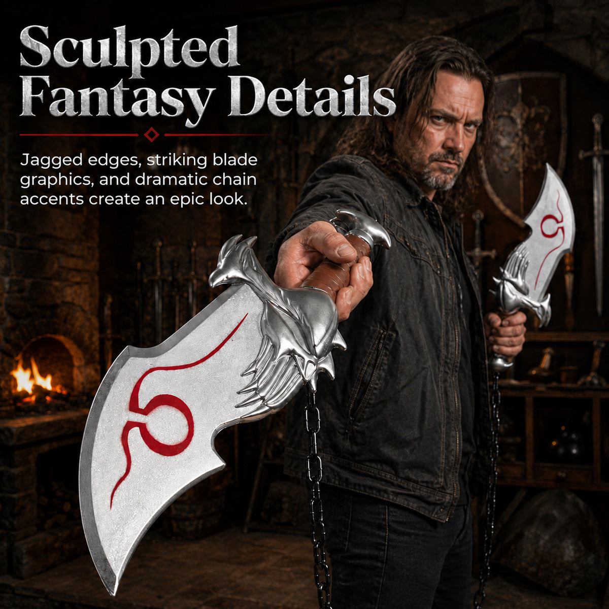 Guild Arms Mythical War Foam Cosplay Daggers from Video Game