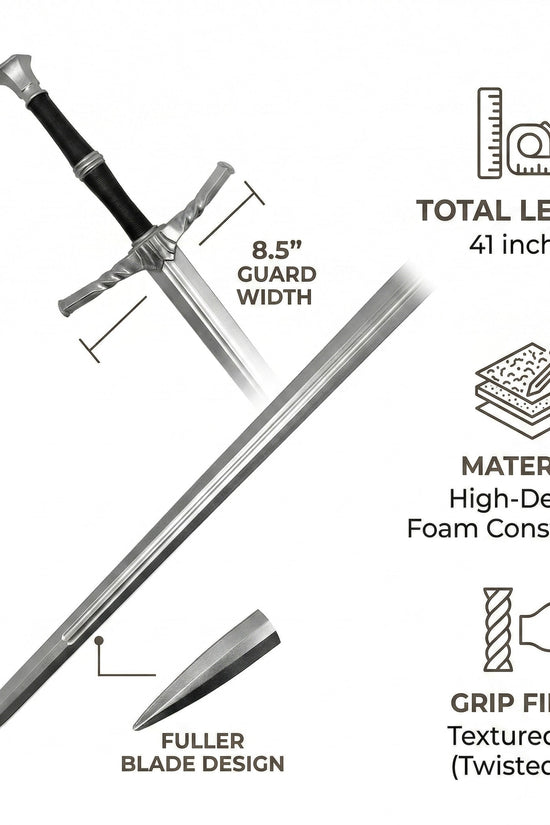 41" Medieval Foam Knight Sword