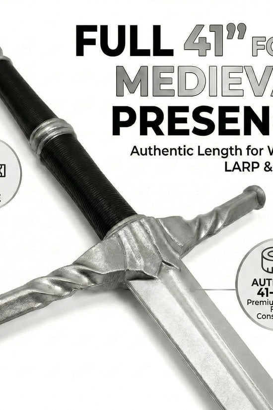 41" Medieval Foam Knight Sword