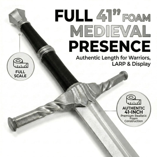 41" Medieval Foam Knight Sword