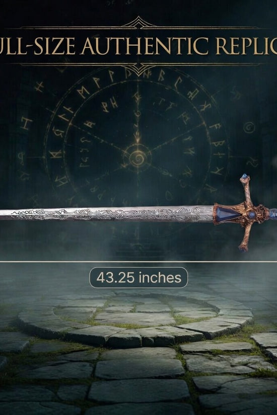 Foam Double Moon Knight Medieval Sword