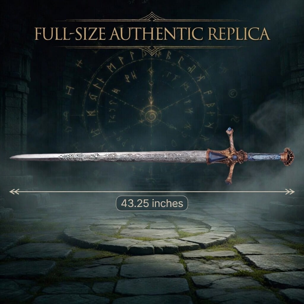 Foam Double Moon Knight Medieval Sword