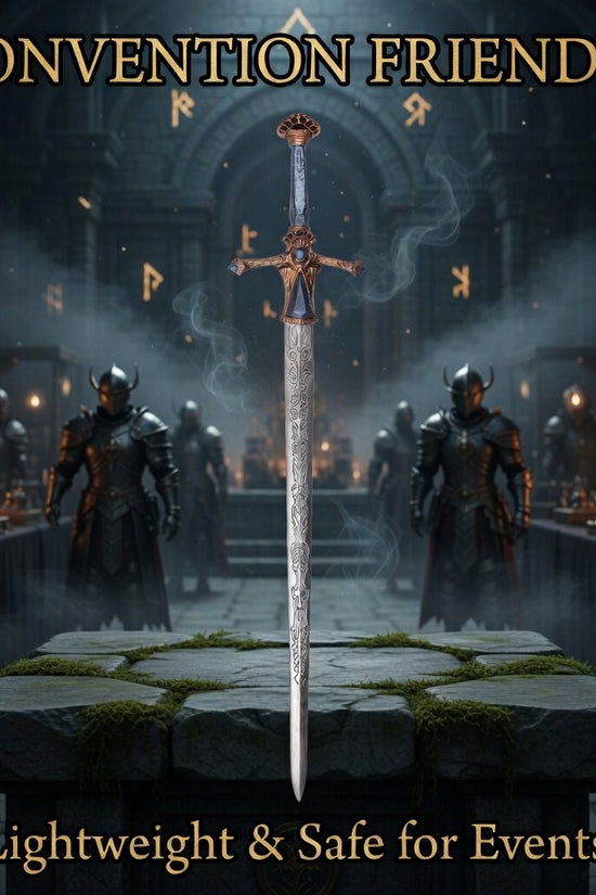 Foam Double Moon Knight Medieval Sword