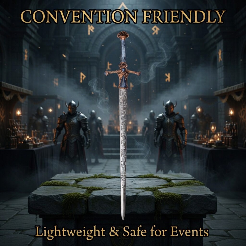 Foam Double Moon Knight Medieval Sword