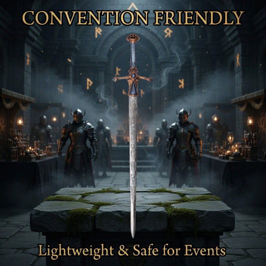 Foam Double Moon Knight Medieval Sword