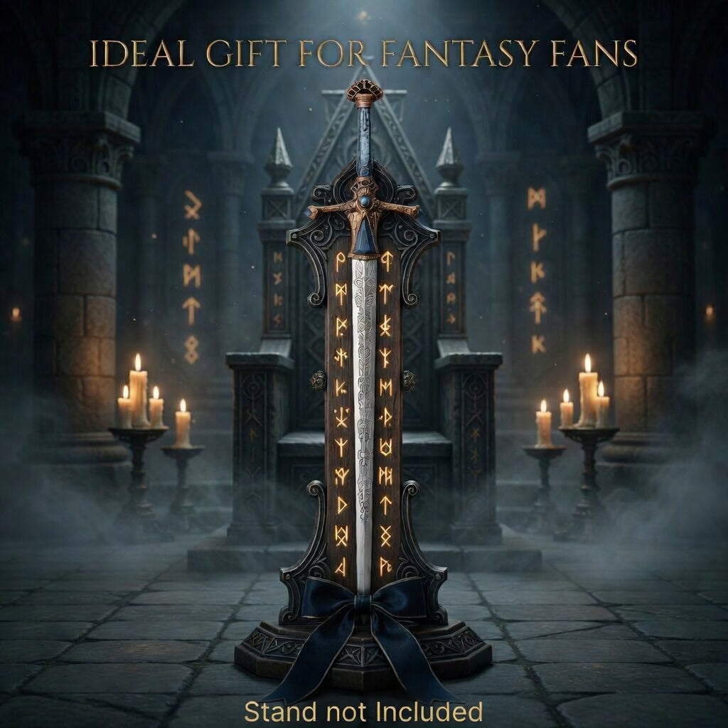 Foam Double Moon Knight Medieval Sword