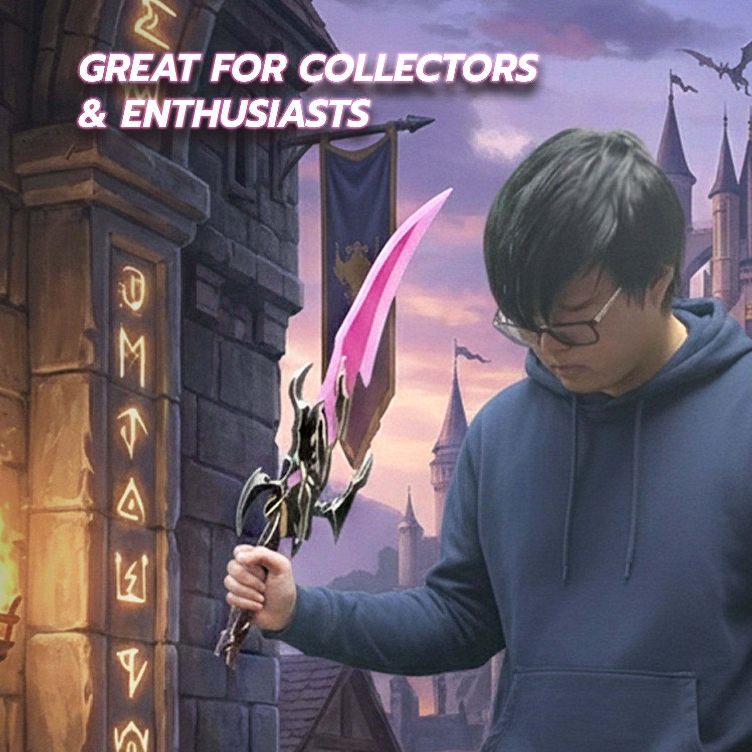 Leveling Anime Foam Fang Dagger Replica | Guild Arms