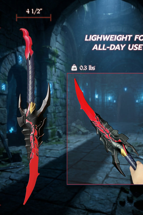 Anime Foam Wrath Dagger for Cosplay - Premium Foam Weapon | Guild Arms