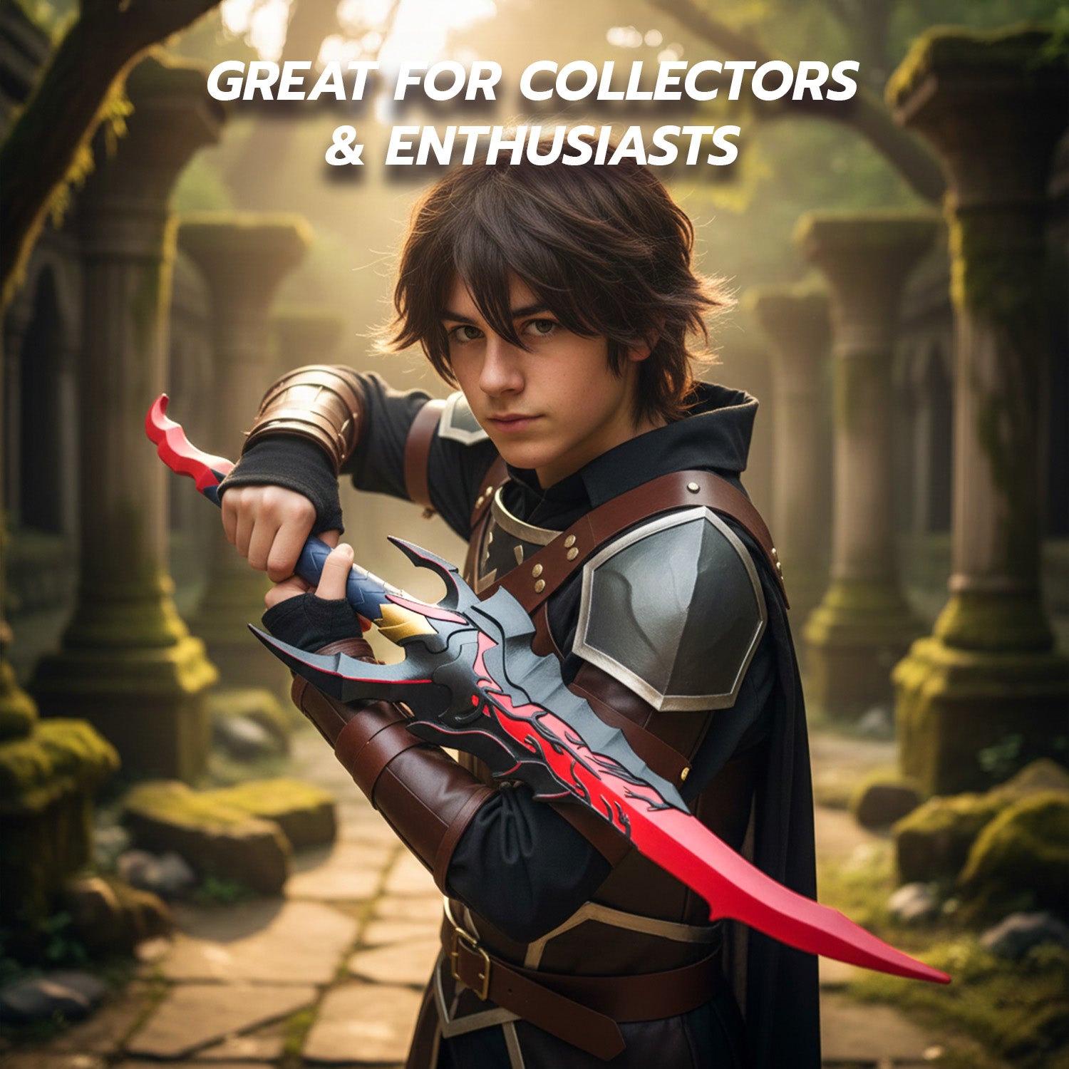 Anime Foam Wrath Dagger for Cosplay - Premium Foam Weapon | Guild Arms