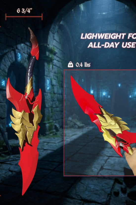 Leveling Anime Wrath Fantasy Foam Dagger