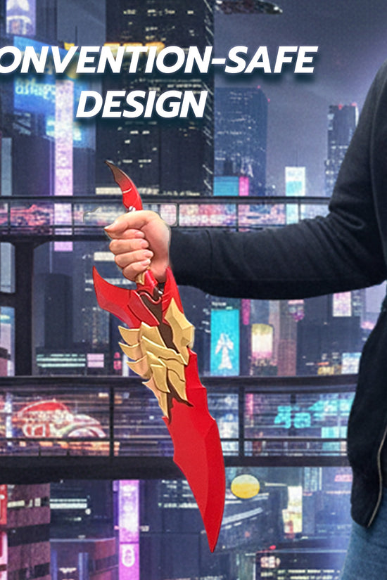 Leveling Anime Wrath Fantasy Foam Dagger