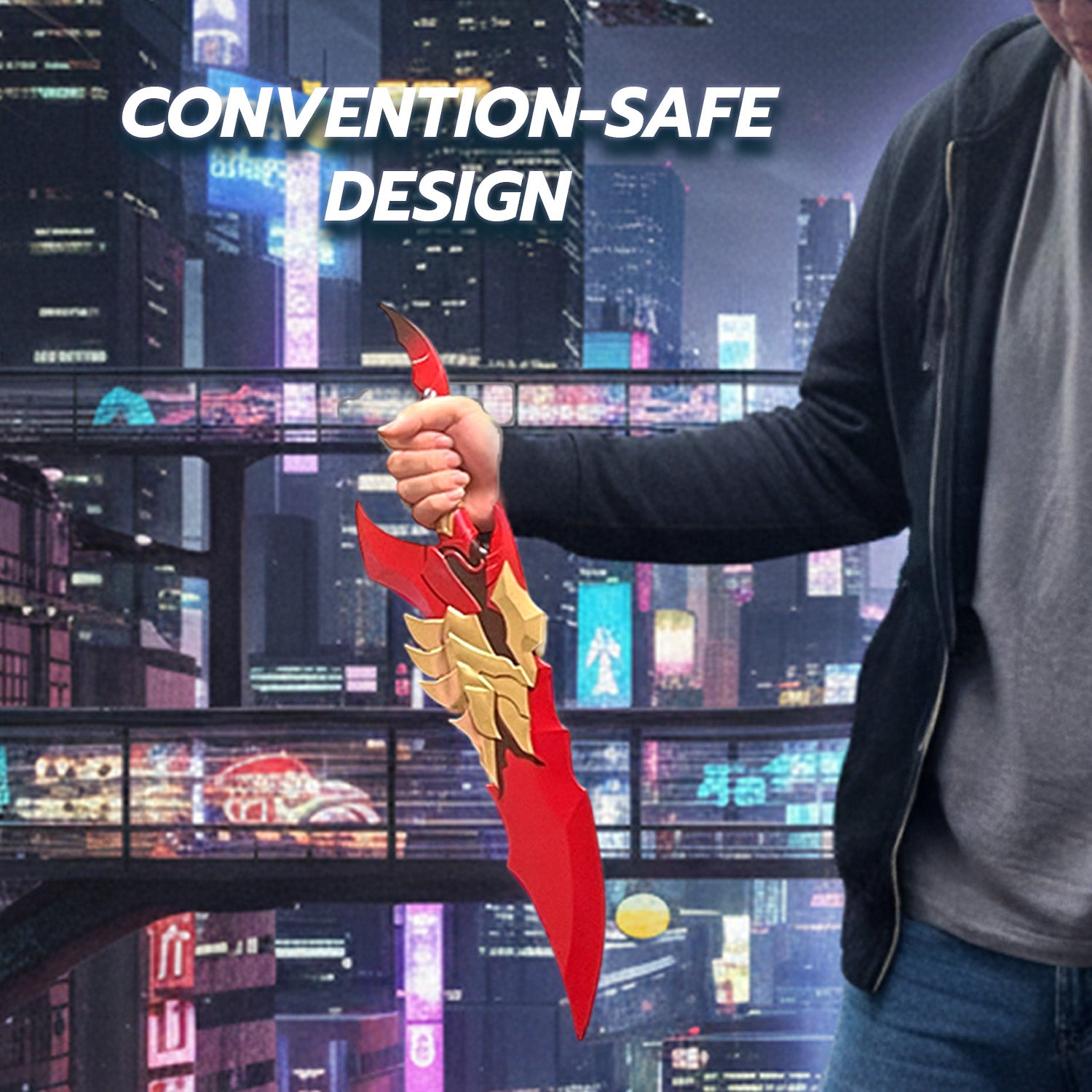 Leveling Anime Wrath Fantasy Foam Dagger