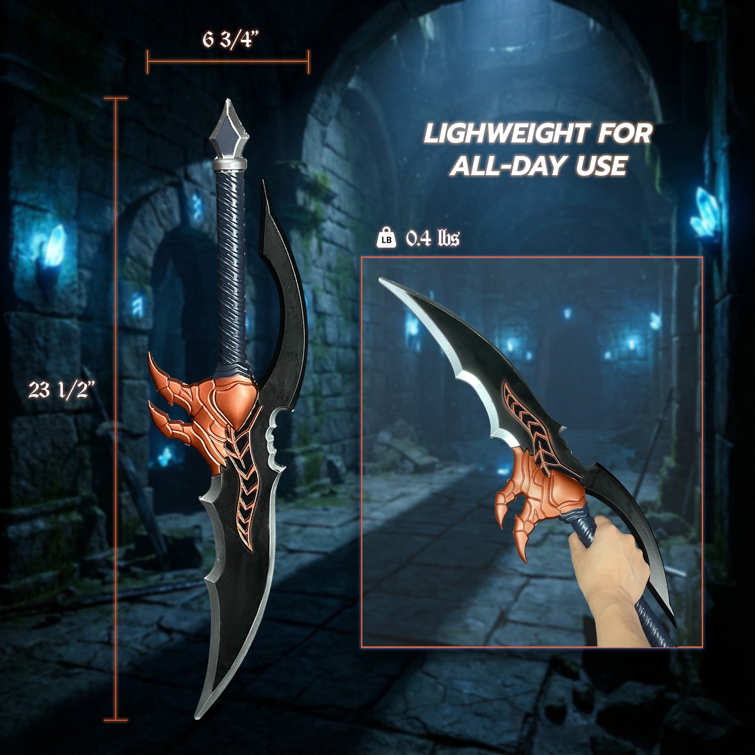 23.75" Fantasy Foam power sword