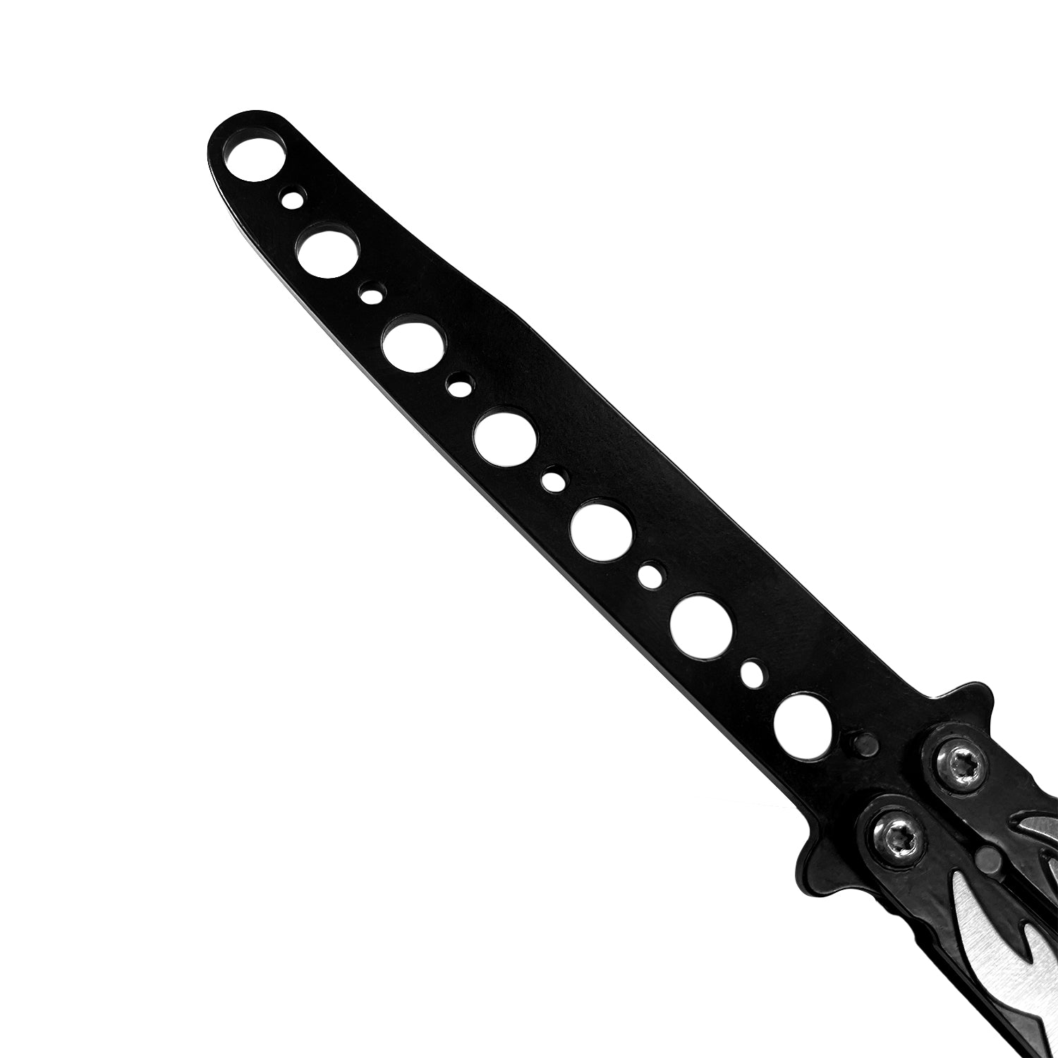 8 1/2" Black Scorpion Butterfly Training Knife