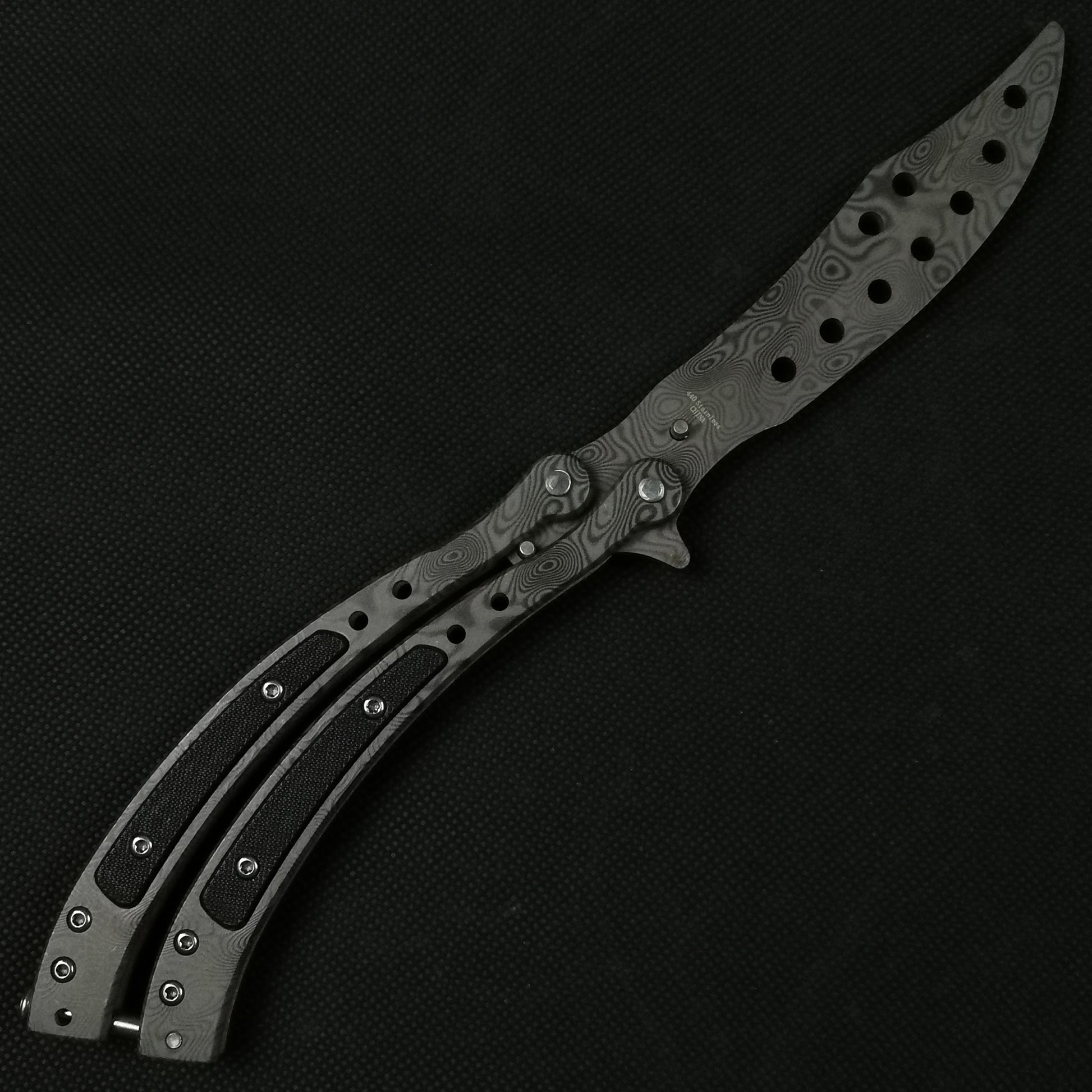 4 14" Blade Practice Butterfly Knife, Training knives