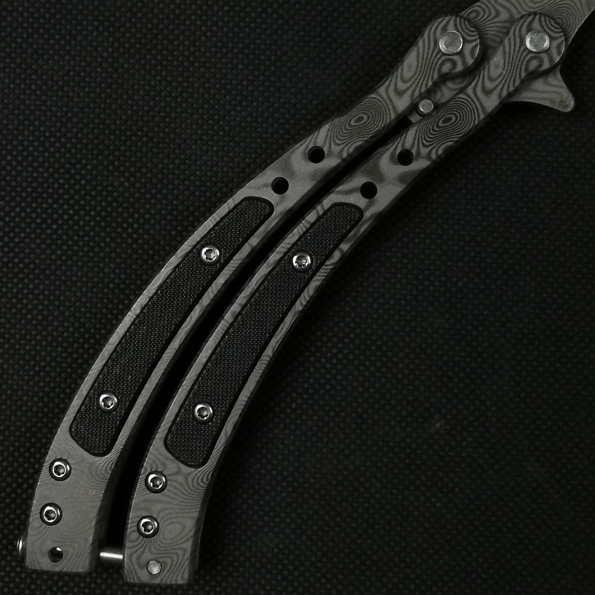 4 14" Blade Practice Butterfly Knife, Training knives