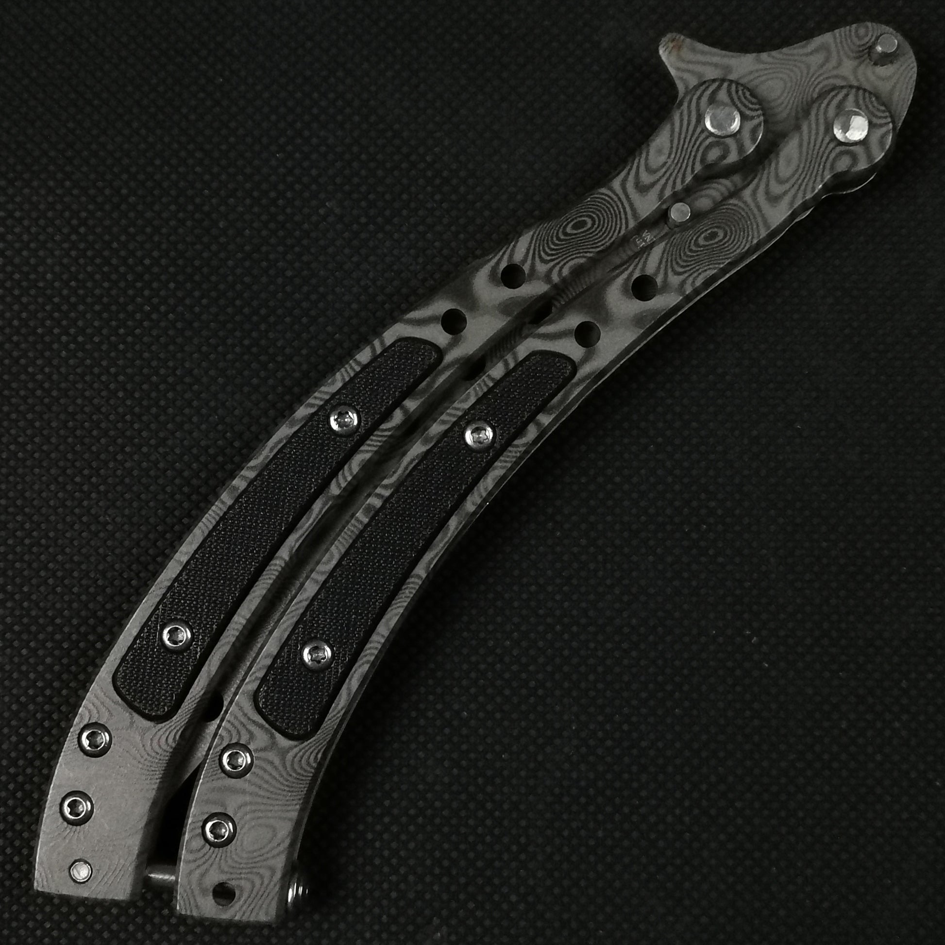 4 14" Blade Practice Butterfly Knife, Training knives