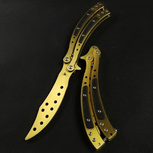 4 14" Blade Practice Butterfly Knife, Training knives