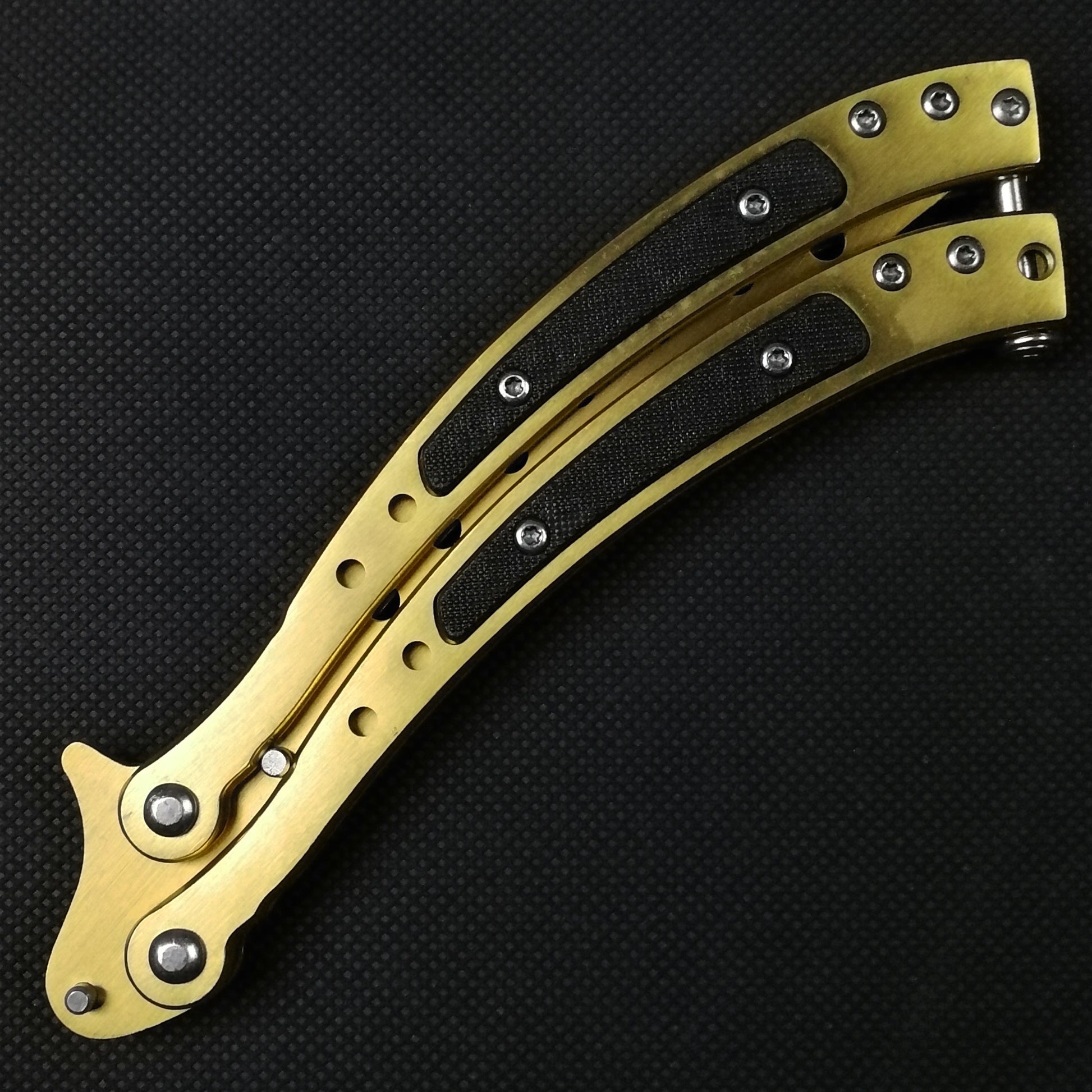 4 14" Blade Practice Butterfly Knife, Training knives