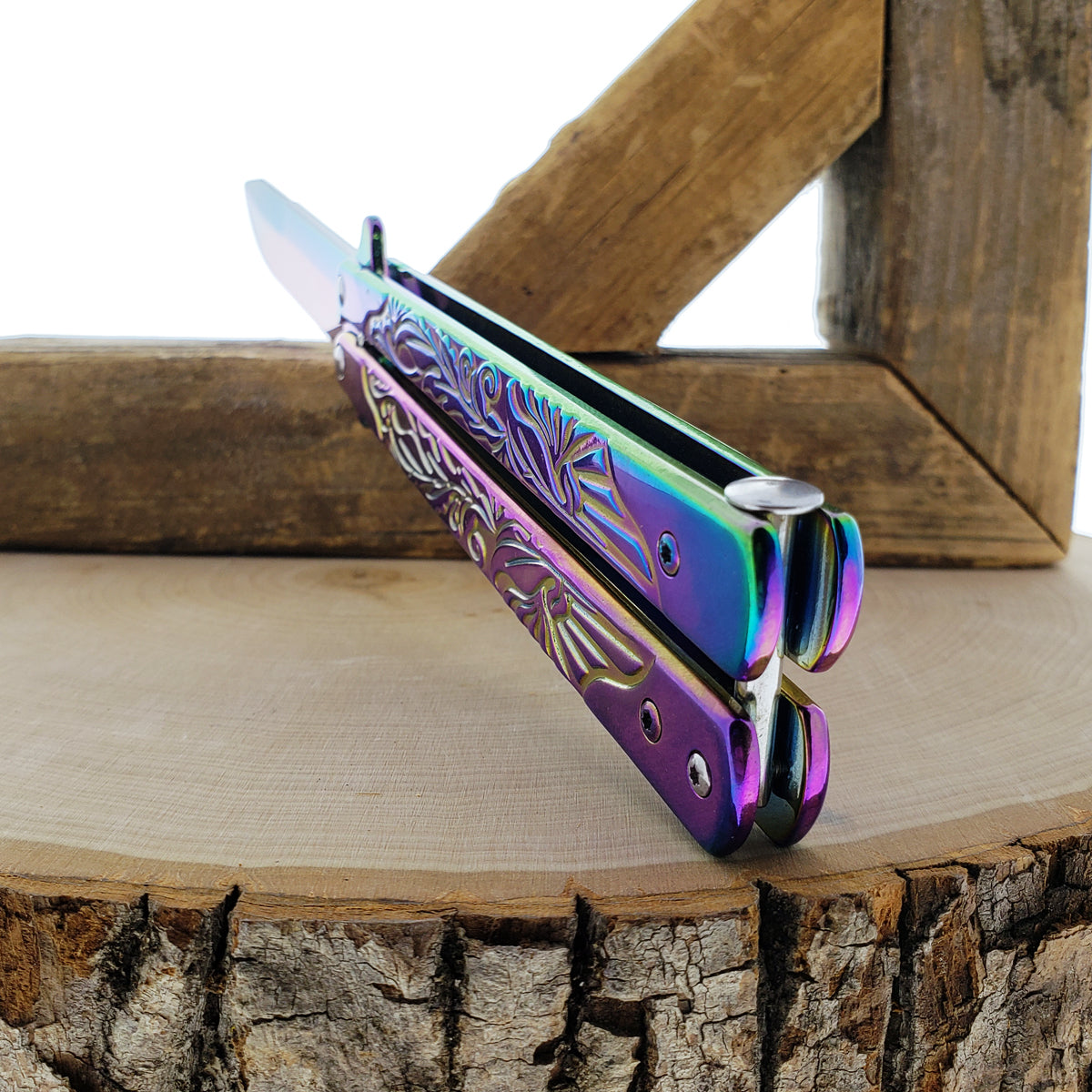 9 1/2" Rainbow Butterfly Training Knife