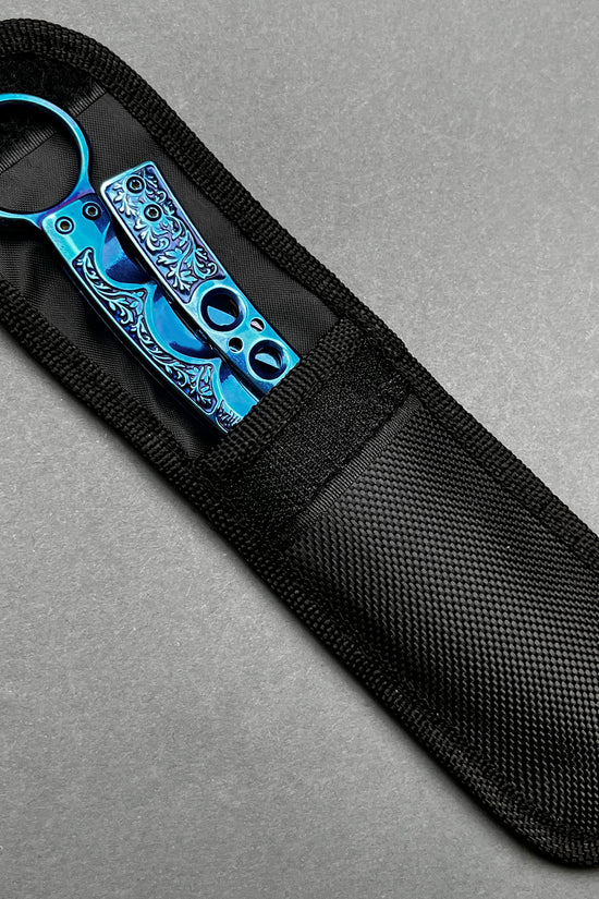 Balisong Trainer - Practice Blue Butterfly Knife Trainer