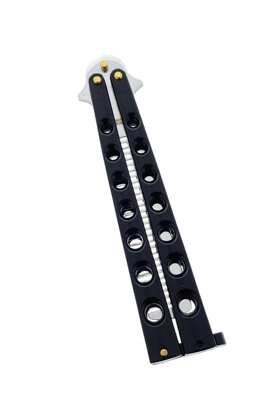 8.75" Black Training Butterfly Comb