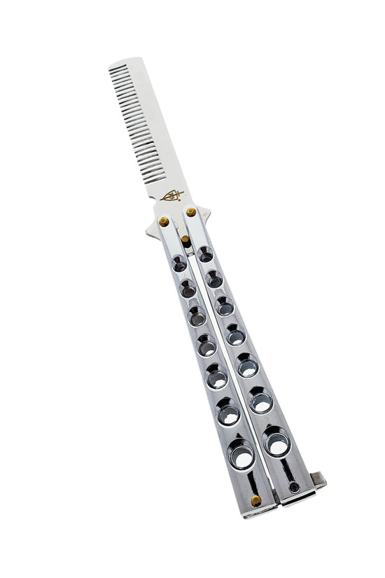 8.75" Black Training Butterfly Comb