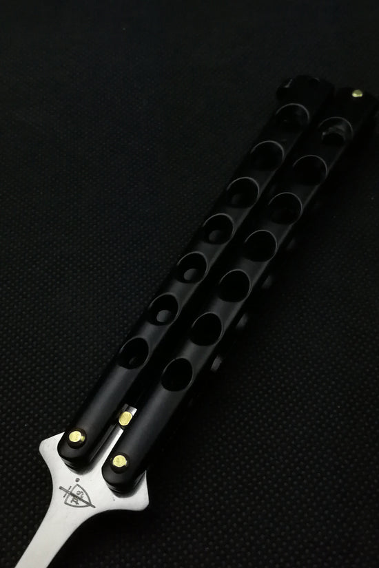Guild Arms Butterfly Trainer Balisong Spoon Black